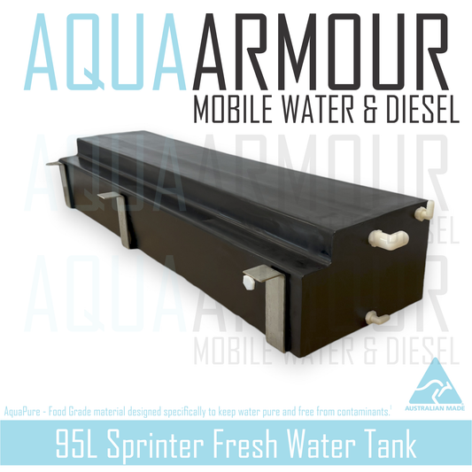 95L Mercedes Sprinter Fresh Water Tank with Bracket Kit