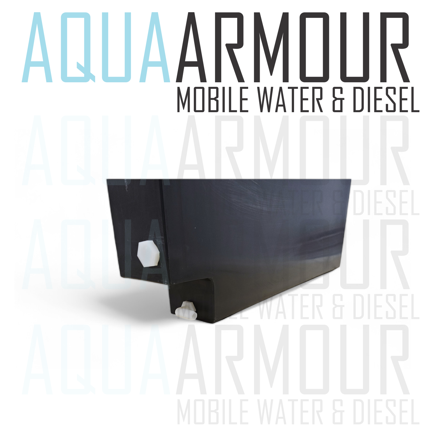 45L Slimline Headboard Fresh Water Tank with with Multi-Mount Brackets